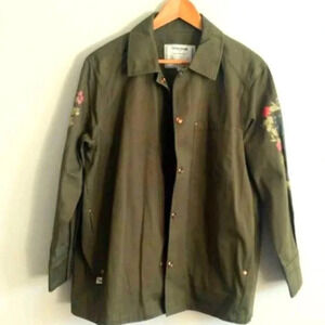 Teenie Weenie Kate Oversized cotton shirt with  floral details